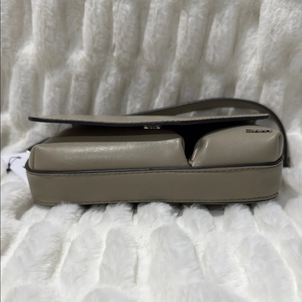PRICE IS FIRM - DKNY Tan Crossbody Bag with Adjustable Strap - Picture 5 of 7